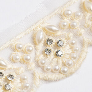 Pearl zircon net trim