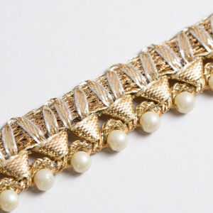 Pearl gold barfi trim