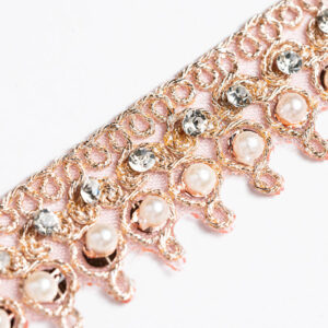 Pearl gold zircon trim