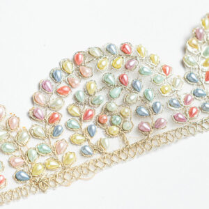 Multistone pearl border