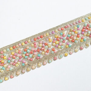 Broad Multi stone gold border