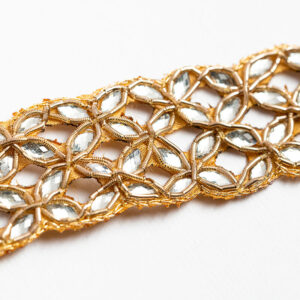 Gold Kundan border