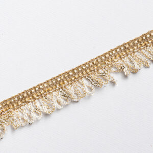 Gold fringe trim